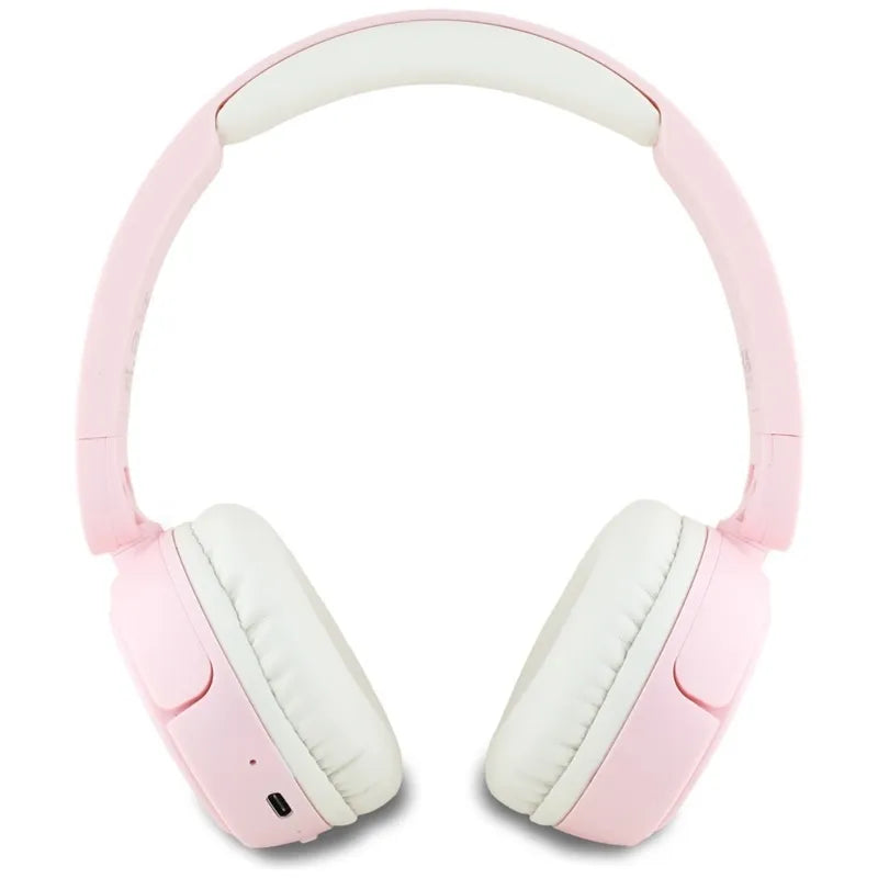 Hello Kitty Face Logo – belaidės ant ausų dedamos Bluetooth V5.3 ausinės (rožinės)