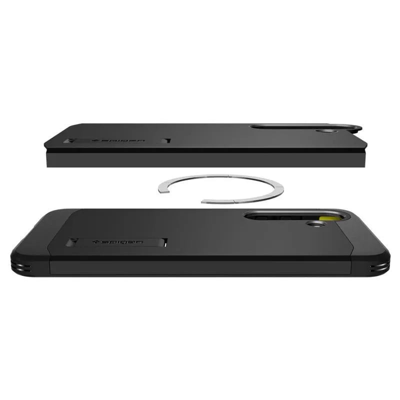 Spigen Tough Armor MagSafe – dėklas Samsung Galaxy S25 (juodas)