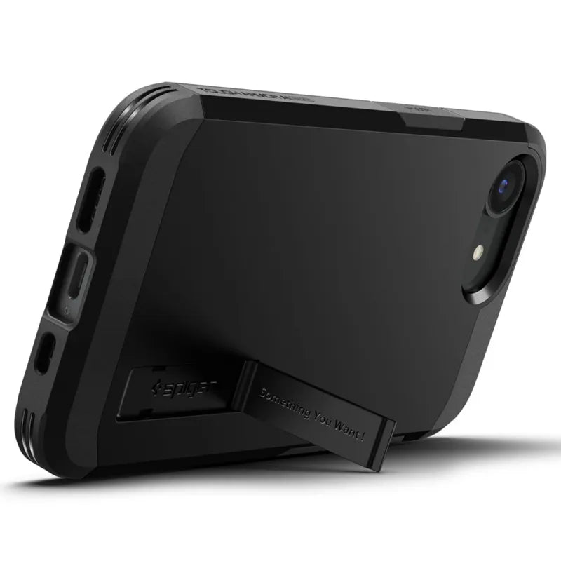 Spigen Tough Armor Mag MagSafe – Dėklas iPhone 17e / 16e (juodas)