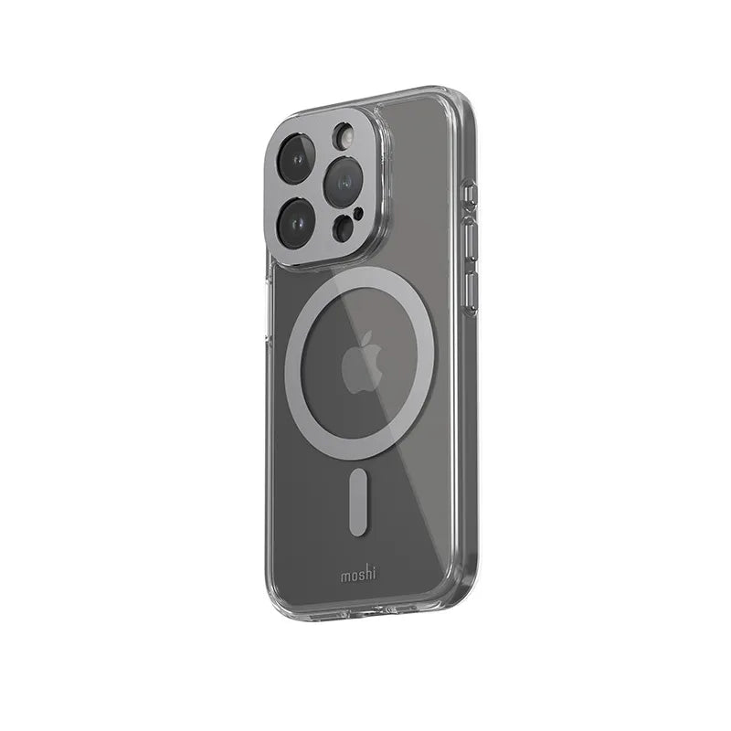 Moshi iGlaze MagSafe – dėklas iPhone 15 Pro (Meteorite Gray)