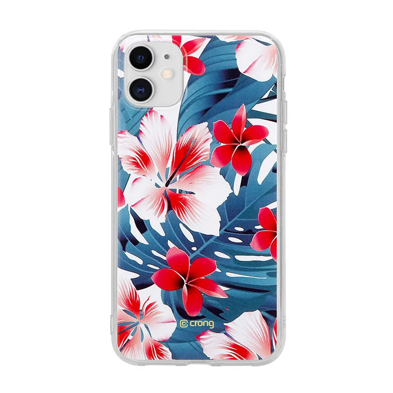 „Crong Flower Case“ – „iPhone 11“ dėklas (raštas 03)