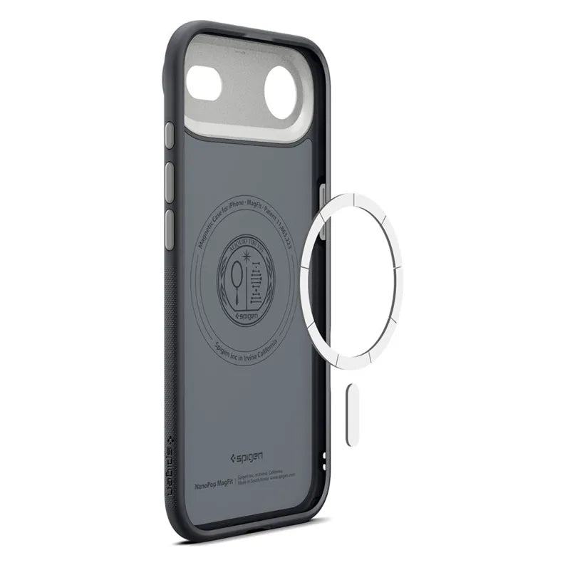 Spigen Nano Pop Mag MagSafe – dėklas skirtas iPhone Air (Black Sesame)