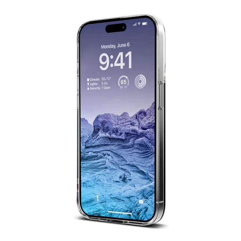 „Crong Crystal Slim Cover“ – „iPhone 15 Pro Max“ dėklas (skaidrus)