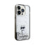 Karl Lagerfeld Liquid Glitter Choupette – dėklas iPhone 14 Pro (skaidrus)