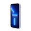 Guess Gold Outline Translucent MagSafe – dėklas iPhone 14 telefonui (violetinis)