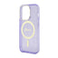 Guess Glitter Gold MagSafe – dėklas iPhone 14 Pro Max (violetinis)