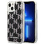 Karl Lagerfeld Monogram Liquid Glitter – dėklas iPhone 14 Plus (juodas)