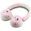 Hello Kitty Face Logo – belaidės ant ausų dedamos Bluetooth V5.3 ausinės (rožinės)