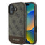 Guess 4G Bottom Stripe – dėklas iPhone 16 Plus (rudas)