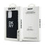 DKNY Liquid Silicone Metal Logo – dėklas iPhone 15 Pro Max (juodas)