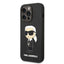 Karl Lagerfeld Silicone NFT Ikonik MagSafe - dėklas iPhone 14 Pro (juodas)