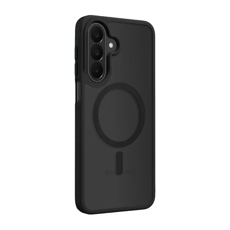 Crong Hybrid Matte Magnetic – MagSafe dėklas Samsung Galaxy A27 5G (juodas)