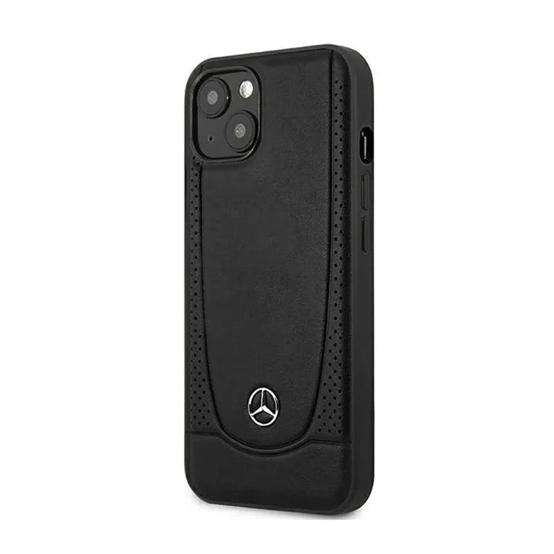 Mercedes Leather Urban Line - Dėklas iPhone 14 Plus (Juodas)