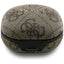 Guess 4G Classic Metal Logo – „Bluetooth“ TWS ENC ausinės + įkrovimo dėklas (rudos spalvos)
