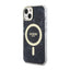 Guess Marble MagSafe – Dėklas iPhone 14 Plus (juodas)