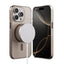 Crong Clear MAG Pro – MagSafe dėklas, skirtas iPhone 15 Pro (rudas)