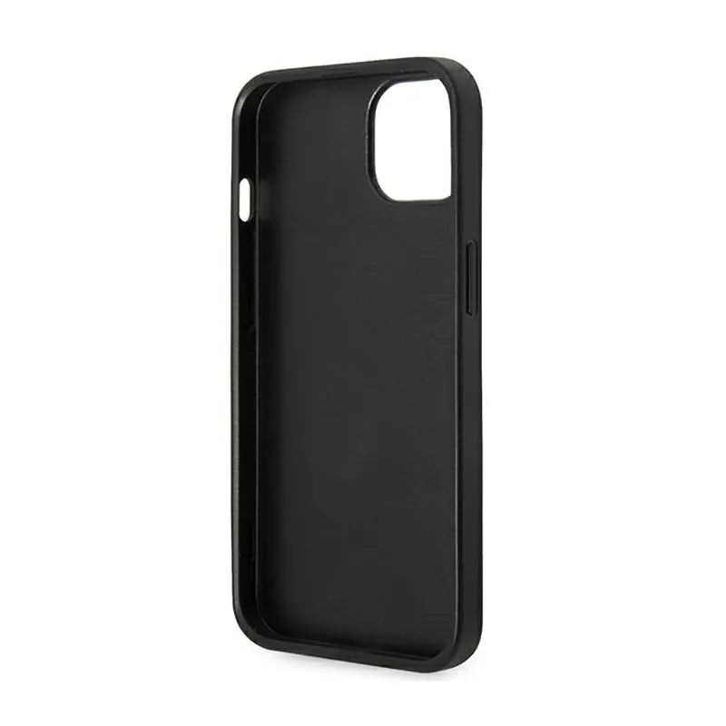 Karl Lagerfeld Saffiano Choupette Head Patch dėklas – Dėklas iPhone 14 Plus (juodas)
