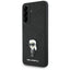 Karl Lagerfeld Fixed Glitter Ikonik Logo Metal Pin – Dėklas Samsung Galaxy A36 5G (juodas)