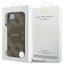 Guess 4G Circle Classic Logo MagSafe dėklas, skirtas iPhone 16e (ruda)