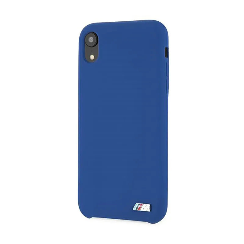 BMW Silicone M Collection dėklas, skirtas iPhone Xr (mėlynas)