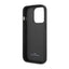BMW Leather Diamond Pattern – dėklas iPhone 14 Pro Max (bordo spalvos)