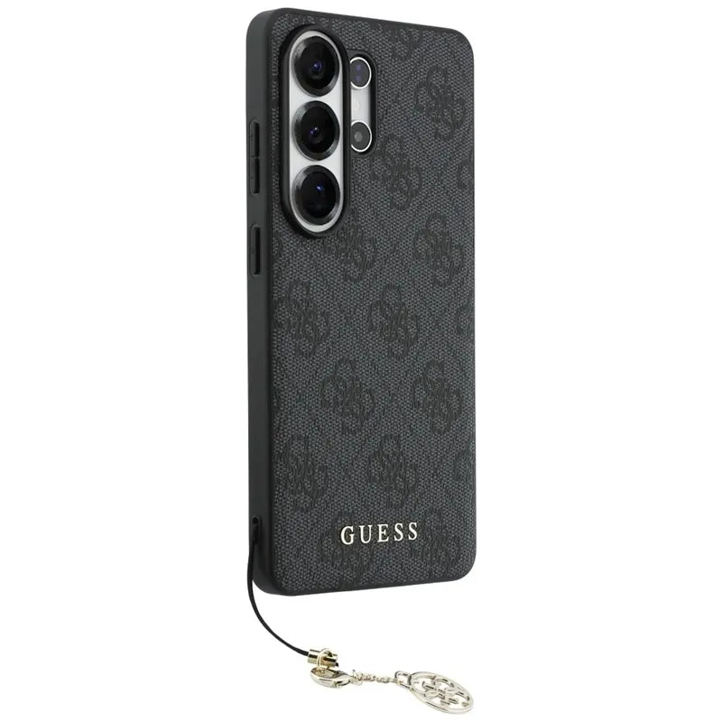 „Guess 4G Classic Logo Charm MagSafe“ – dėklas Samsung Galaxy S26 Ultra (juodas)