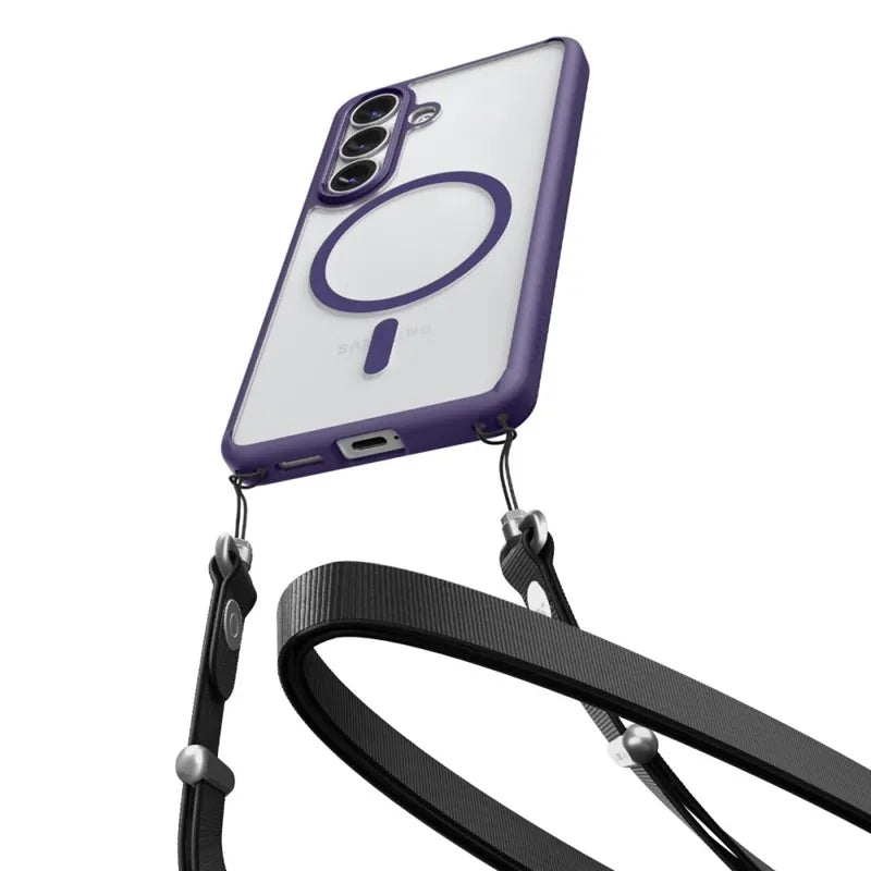 Spigen Ultra Hybrid Mag MagSafe – dėklas Samsung Galaxy S26 (violetinis)