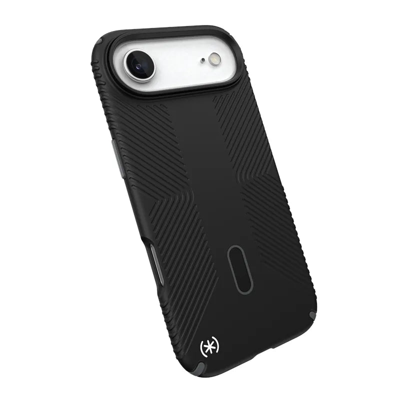 Speck Presidio2 Grip ClickLock ir MagSafe – iPhone Air dėklas (juodas / skalūno pilka / baltas)