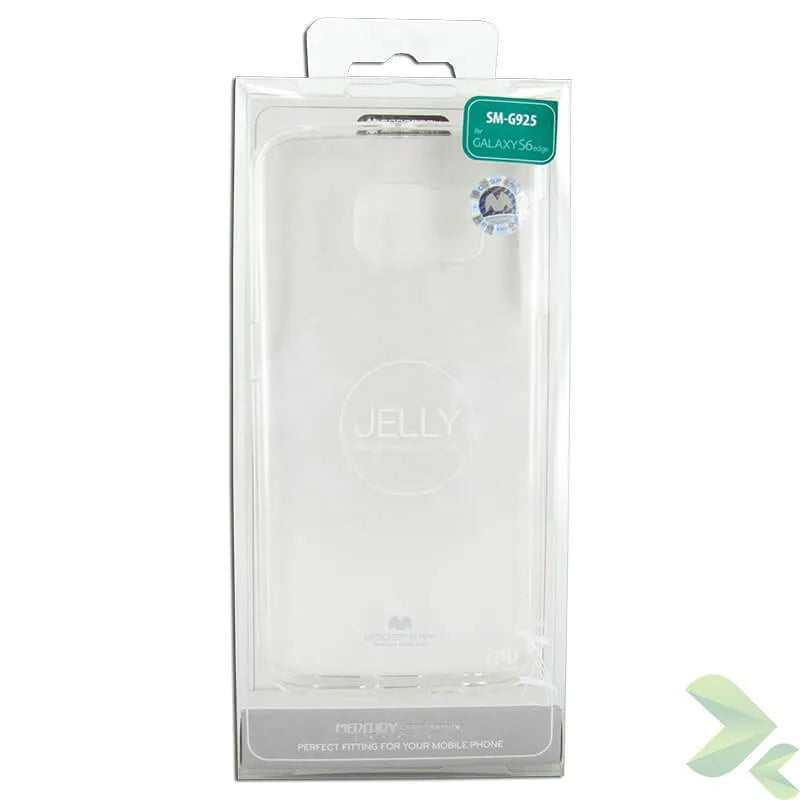 Mercury Transparent Jelly – dėklas Samsung Galaxy S6 Edge (skaidrus)