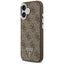 Guess 4G Triangle Logo MagSafe – Dėklas iPhone 17 (ruda)