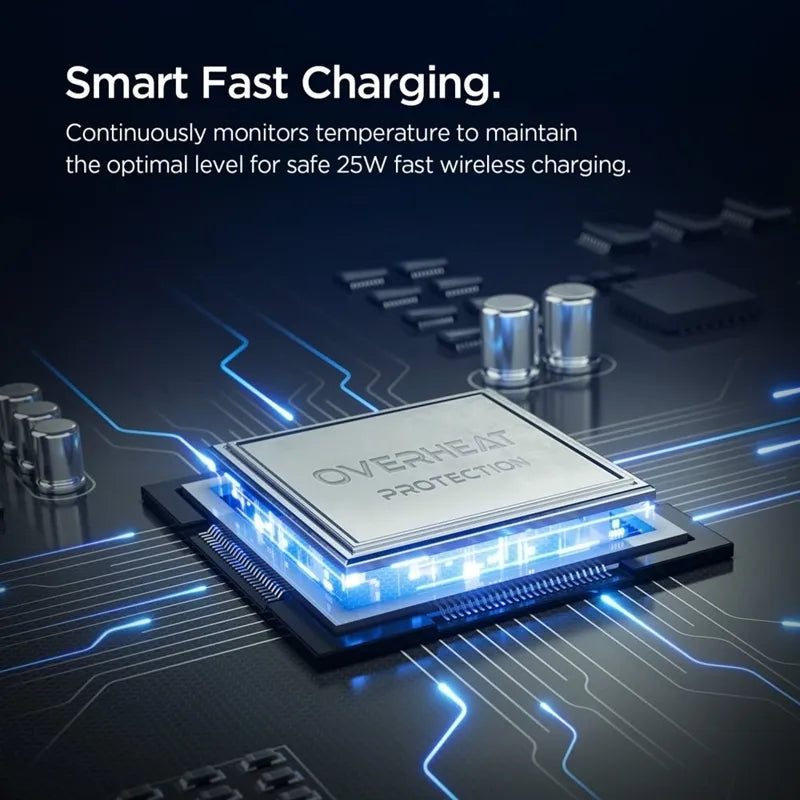 Spigen Essential EV25MFAQ – magnetinis automobilinis laikiklis į ventiliacijos groteles su 25 W belaidžiu MagSafe Qi2.2 įkrovimu (juodas)
