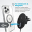 Speck Charging Vent Mount + ClickLock - MagSafe belaidžio įkrovimo automobilinis laikiklis (juodas)