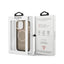 Guess Gold Outline Translucent MagSafe – dėklas iPhone 13 Pro Max (juodas)