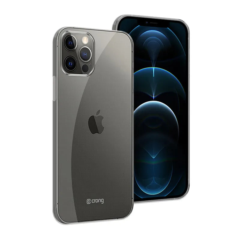 Crong Crystal Slim Cover - Dėklas „iPhone 12 Pro Max“ (skaidrus)