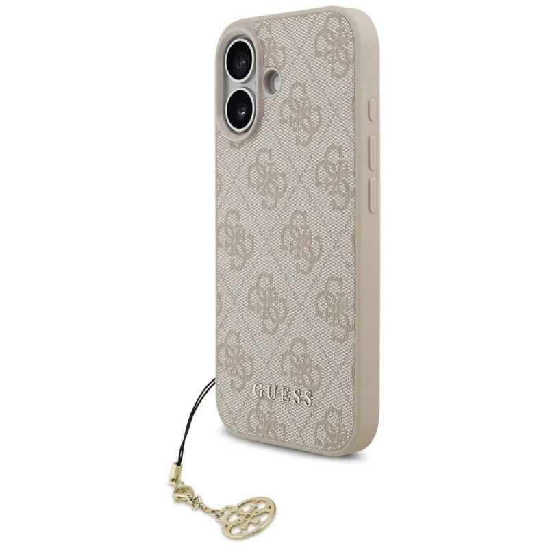 Guess 4G Charms Collection MagSafe – iPhone 17 dėklas (rožinis)
