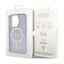 Guess Glitter Gold MagSafe – dėklas iPhone 14 Pro Max (violetinis)