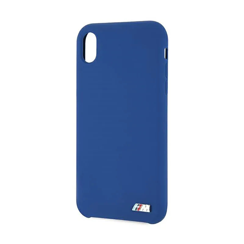 BMW Silicone M Collection dėklas, skirtas iPhone Xr (mėlynas)