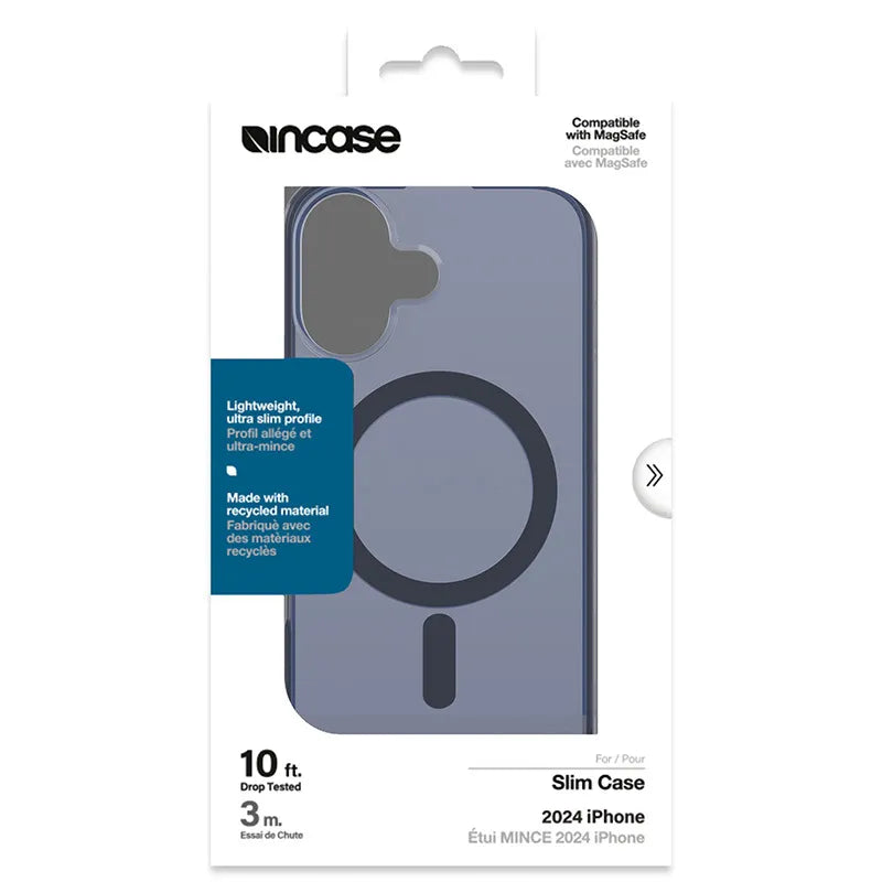 Incase Slim Case MagSafe - dėklas iPhone 16 (Deep Space Blue)