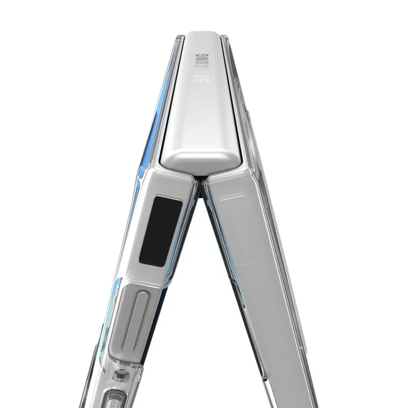 Spigen AirSkin MagSafe - dėklas Samsung Galaxy Z Flip 8 (skaidrus/baltas)
