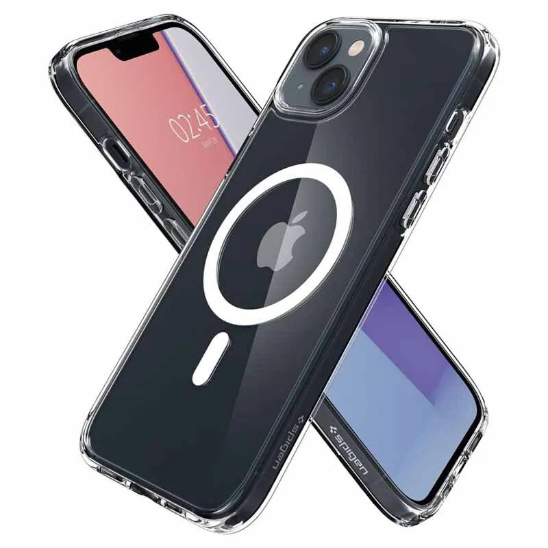 Spigen Ultra Hybrid Mag MagSafe – dėklas iPhone 14 (baltas)