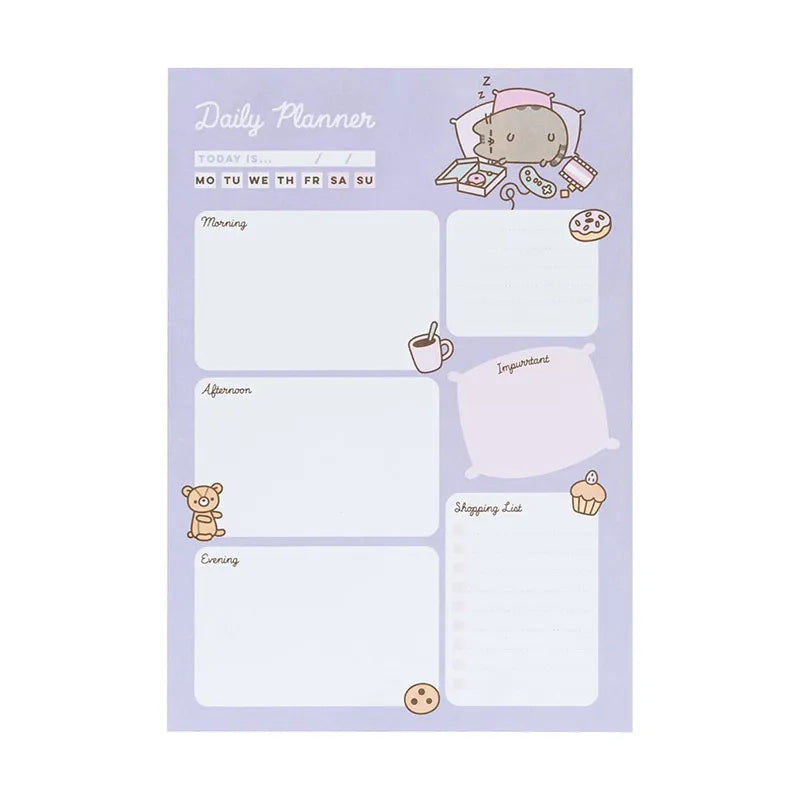 Pusheen – „Moments“ kolekcijos kasdienis planuoklis, 54 puslapiai, A5