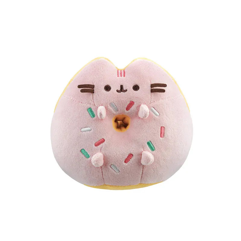 Pusheen – Pliušinė spurgos formos pagalvėlė, 14 cm (rožinė)