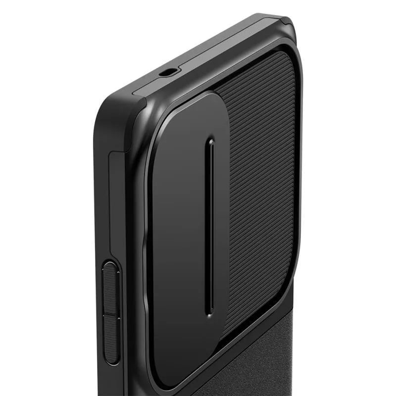 Spigen Optik Armor – dėklas Samsung Galaxy S25 Ultra telefonui (juodas)