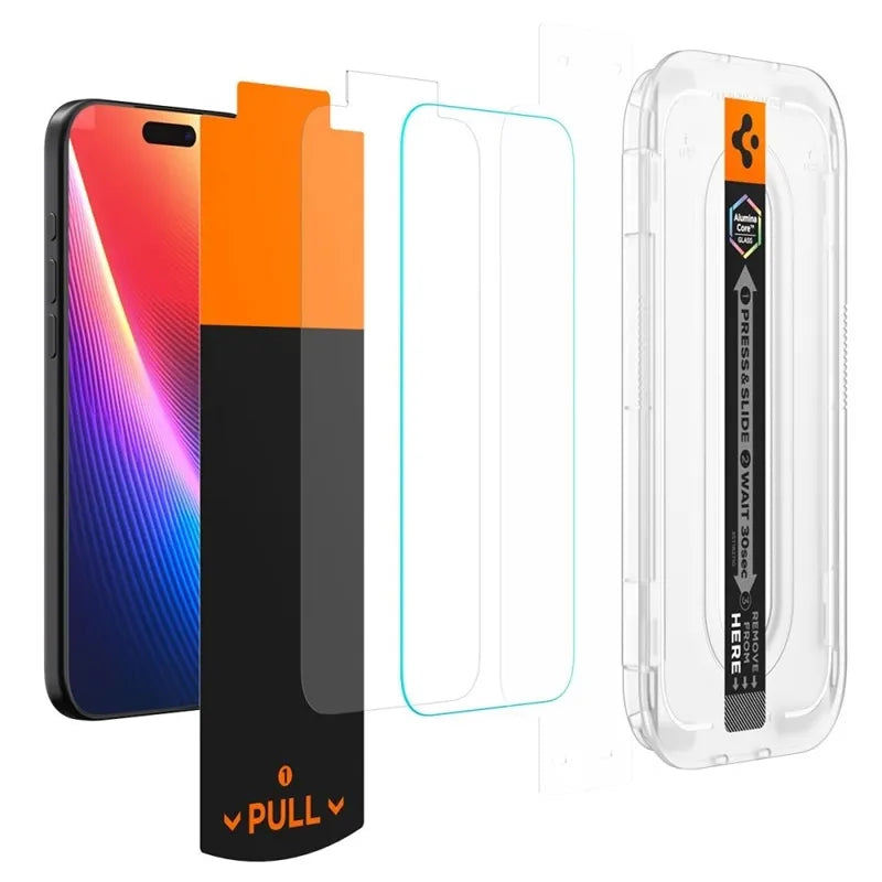 Spigen GLAS.TR EZ Fit Pro – grūdintas stiklas skirtas iPhone Air