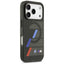 BMW M IML Metal Buttons Tricolor Lines MagSafe – dėklas iPhone 17 Pro (juodas)