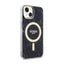 Guess Marble MagSafe – Dėklas iPhone 14 Plus (juodas)