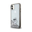 Karl Lagerfeld Liquid Glitter Choupette – dėklas iPhone 11 (skaidrus)