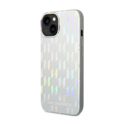 Karl Lagerfeld Monogram Pattern dėklas iPhone 14 (juodas)