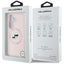 Karl Lagerfeld Silicone Double Heads And Circle MagSafe – dėklas, skirtas Samsung Galaxy S25+ (rožinis)
