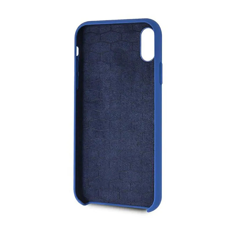 BMW Silicone M Collection dėklas, skirtas iPhone Xr (mėlynas)